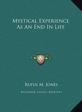 portada mystical experience as an end in life