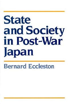 portada state and society in post-war japan (en Inglés)