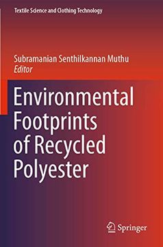 portada Environmental Footprints of Recycled Polyester (Textile Science and Clothing Technology) (en Inglés)