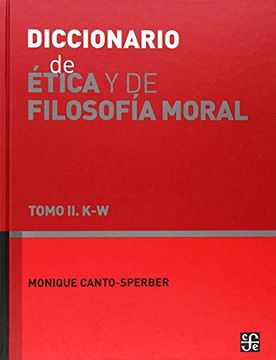 portada Diccionario de Etica y de Filosofia Moral (T. Ii) (in Spanish)