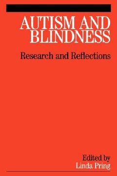 portada autism and blindness: research and reflections (en Inglés)