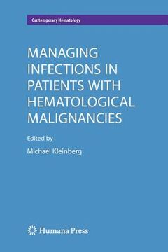 portada managing infections in patients with hematological malignancies (en Inglés)