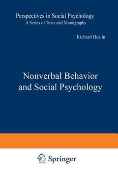 portada Nonverbal Behavior and Social Psychology (en Inglés)