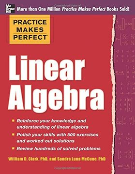 portada Practice Makes Perfect Linear Algebra (Pratice Makes Perfect) (en Inglés)