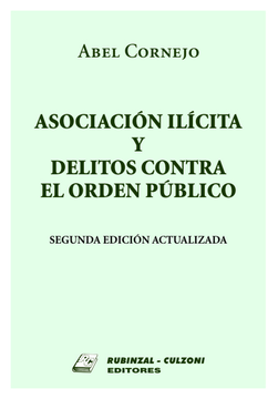 portada Asociacion Ilicita Y Delitos Contra El Orden Publico (in Spanish)