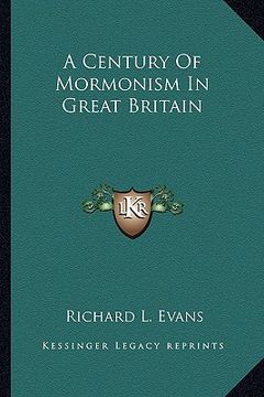 portada a century of mormonism in great britain (in English)
