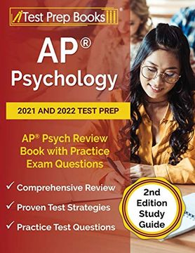 portada AP Psychology 2021 and 2022 Test Prep: AP Psych Review Book with Practice Exam Questions [2nd Edition Study Guide] (en Inglés)