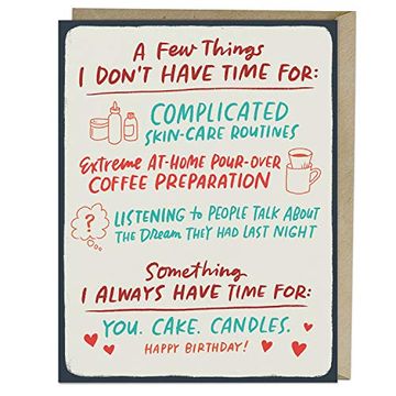 portada 6-Pack em & Friends you Cake Candles Birthday Greeting Cards and Envelopes (en Inglés)