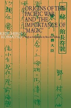 portada origins of the pacific war and the importance of "magic"
