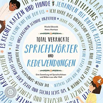 portada Total Verrückte Sprichwörter und Redewendungen: Eine Sammlung mit Sprachschätzen und Bildern aus Aller Welt (in German)