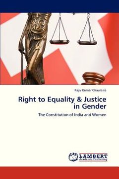 portada right to equality & justice in gender (en Inglés)