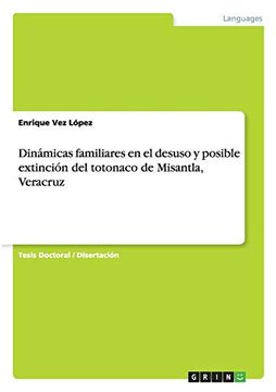 portada Dinámicas Familiares en el Desuso y Posible Extinción del Totonaco de Misantla, Veracruz (in Spanish)