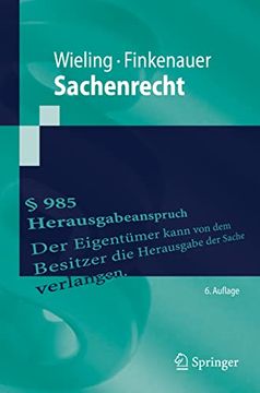 portada Sachenrecht (en Alemán)