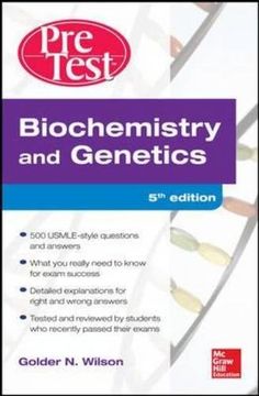 portada Biochemistry and Genetics Pretest Self-Assessment and Review 5/e (in English)