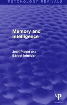 portada Memory and Intelligence (Psychology Revivals) (in English)