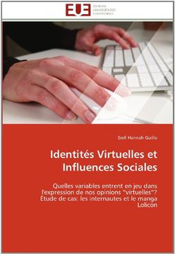 portada Identites Virtuelles Et Influences Sociales