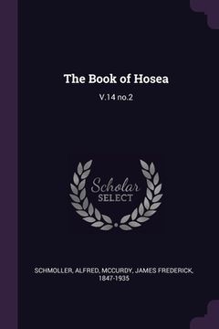 portada The Book of Hosea: V.14 no.2 (en Inglés)