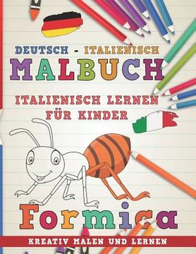portada Malbuch Deutsch - Italienisch I Italienisch Lernen F (en Alemán)
