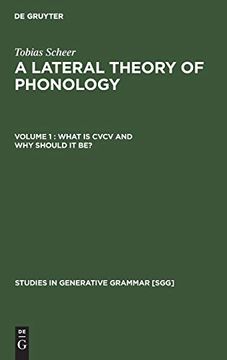 portada What is Cvcv and why Should it Be? What is Cvcv, and why Should it be? V. 1 (Studies in Generative Grammar [Sgg]) (en Inglés)