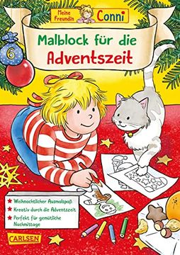 portada Conni Gelbe Reihe (Beschäftigungsbuch): Mein Malblock für die Adventszeit (in German)