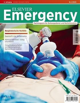 portada Elsevier Emergency. Respiratorische Notfälle. 2/2023 Fachmagazin für Rettungsdienst und Notfallmedizin (in German)