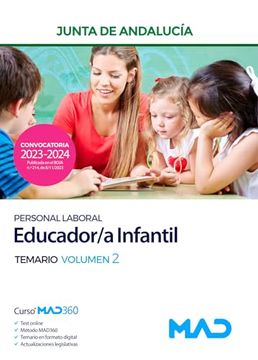 portada Educador Infantil (Personal Laboral) de la Junta de Andalucia. Temario Vol. 2