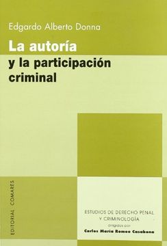 portada La autoria y la participacion crminal (in Spanish)