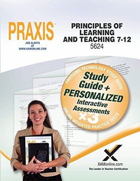 portada Praxis Principles of Learning and Teaching 7-12 5624 Book and Online (en Inglés)
