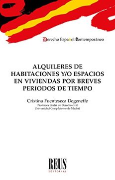 portada Alquileres de Habitaciones y/o Espacios en Viviendas por Breves Periodos de Tiempo (in Spanish)