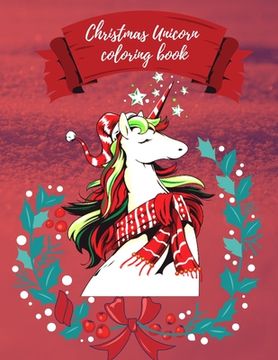 portada Christmas Unicorn coloring book (en Inglés)
