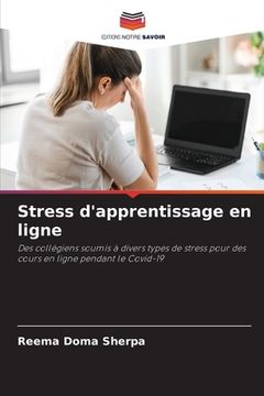 portada Stress d'apprentissage en ligne (en Francés)