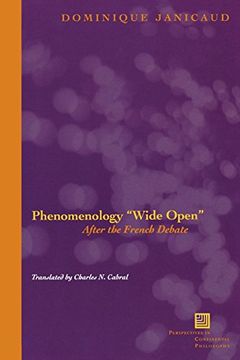 portada Phenomenology "Wide Open": After the French Debate (Perspectives in Continental Philosophy) (en Inglés)