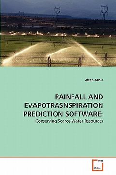 portada rainfall and evapotrasnspiration prediction software (en Inglés)
