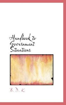 portada handbook to government situations (in English)