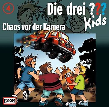 portada Die Drei?   Kids 04. Chaos vor der Kamera (Drei Fragezeichen)