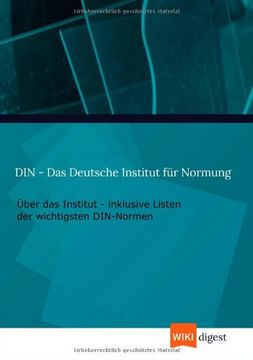 portada Din - Das Deutsche Institut Fur Normung (German Edition)