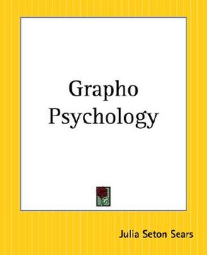 portada grapho psychology (en Inglés)