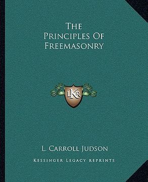 portada the principles of freemasonry (en Inglés)