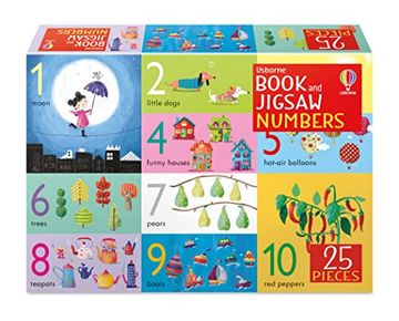 portada Book and Jigsaw Numbers (Usborne Book and Jigsaw)
