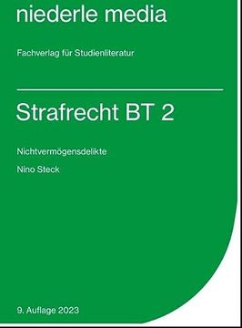 portada Strafrecht bt 2. Karteikarten: Nichtvermögensdelikte (in German)