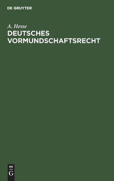 portada Deutsches Vormundschaftsrecht (German Edition) [Hardcover ] (en Alemán)