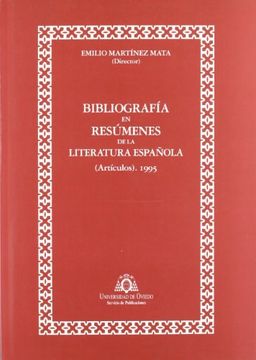 portada bibliografia en resumenes de la literatura española : (art?culos). 1995