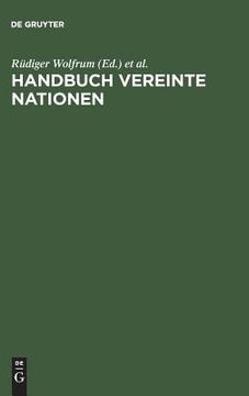 portada Handbuch Vereinte Nationen (en Alemán)