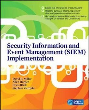 portada Security Information and Event Management (Siem) Implementation (Network pro Library) (en Inglés)