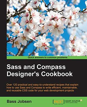 portada Sass and Compass Designer's Cookbook (en Inglés)