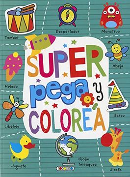 portada Super Pega y Colorea