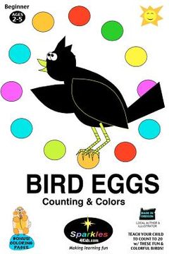 portada bird eggs - counting & colors (en Inglés)