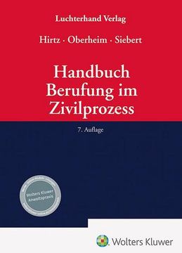 portada Handbuch Berufung im Zivilprozess (en Alemán)