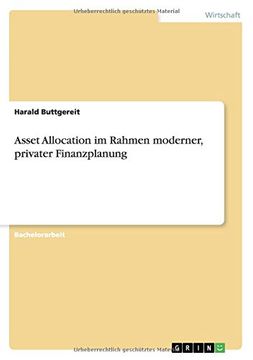 portada Asset Allocation im Rahmen moderner, privater Finanzplanung (German Edition)