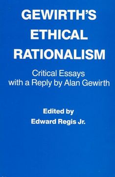 portada Gewirth's Ethical Rationalism: Critical Essays With a Reply by Alan Gewirth (en Inglés)
